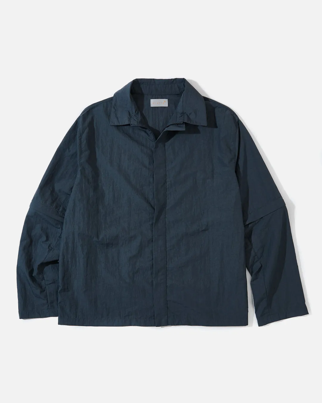 Zip Sleeve Shirt - Slate Grey