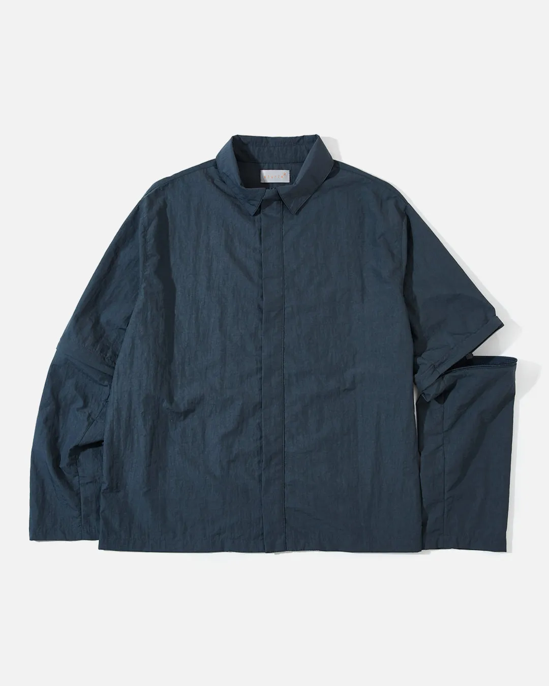 Zip Sleeve Shirt - Slate Grey